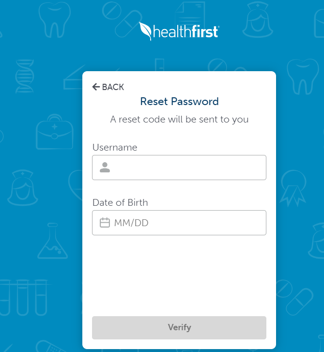HealthFirst OTC Login Forgot Password